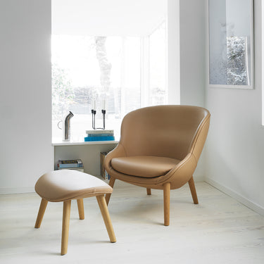 Normann Copenhagen - Hyg Lounge Chair Low - Oak - Various Fabrics