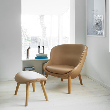 Normann Copenhagen - Hyg Footstool - Oak - Various Fabrics