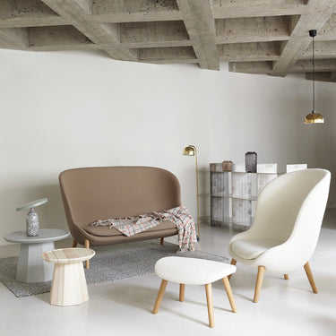 Normann Copenhagen - Hyg Lounge Chair High - Oak - Various Fabrics