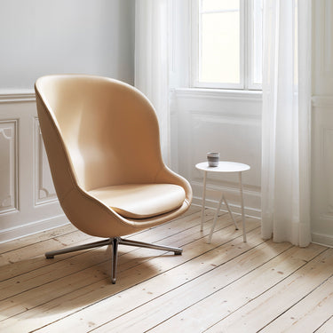 Normann Copenhagen - Hyg Lounge Chair High Swivel Aluminium - Various Fabrics
