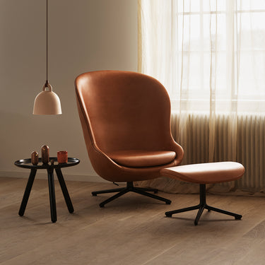 Normann Copenhagen - Hyg Footstool - Oak - Various Fabrics