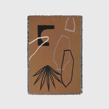 Ferm Living - Mirage Blanket - Mustard - Ferm Living - Homeware