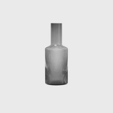 Ferm Living - Ripple Carafe - Smoked Grey - Ferm Living - Kitchenware