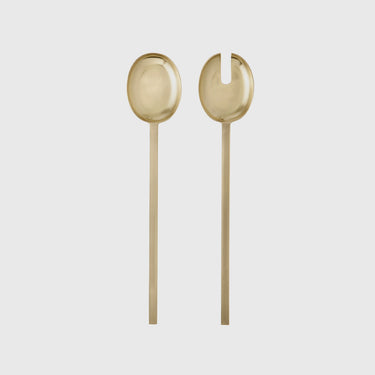 Ferm Living - Fein Salad Servers - Brass - Ferm Living - Homeware