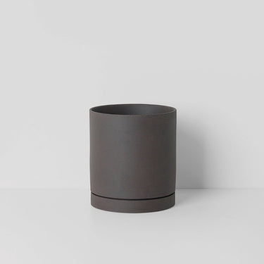 Ferm Living - Sekki Pot - Medium - Charcoal - Ferm Living - homeware