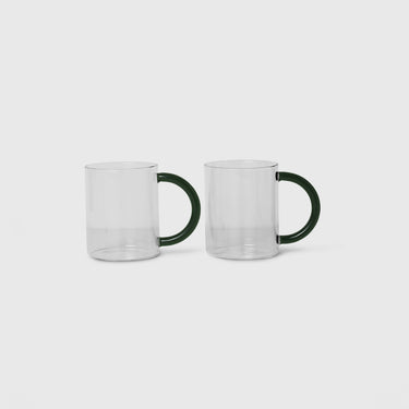 Ferm Living - Still Mug - Set of 2 - Clear - Ferm Living - Homeware