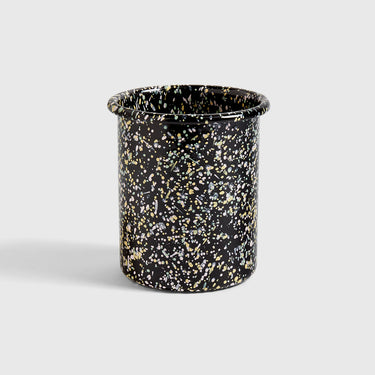 Hay - Enamel Utensil Holder - Sprinkle/ Black - Hay - Homeware