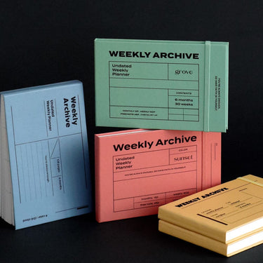 Iconic - Undated Weekly Archive Planner - Grove