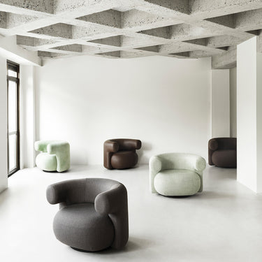 Normann Copenhagen - Burra Lounge Chair- Various Fabrics