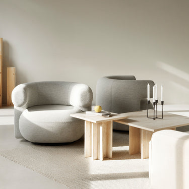 Normann Copenhagen - Burra Lounge Chair- Various Fabrics
