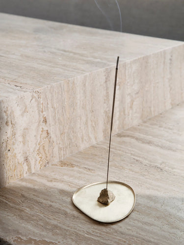 Ferm Living - Stone Incense Burner - Brass