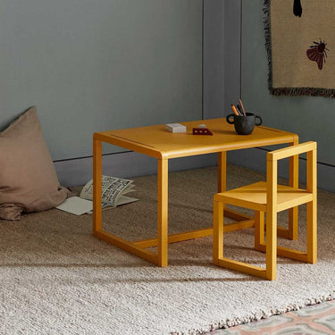 Ferm Living - Little Architect Table & Chair - Yellow
