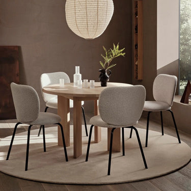 Ferm Living - Tarn Dining Table - 115 - White Oiled Beech