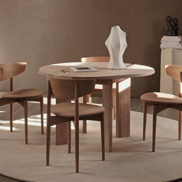 Ferm Living - Tarn Dining Table - 115 - White Oiled Beech