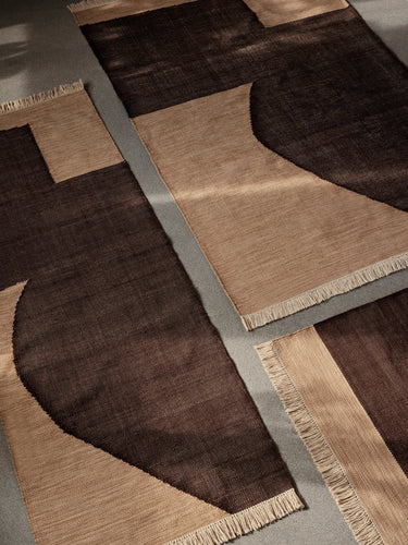 Ferm Living - Forene Runner - Tan / Chocolate