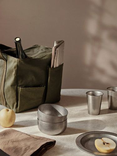 Ferm Living - Bark Picnic Bag - Olive