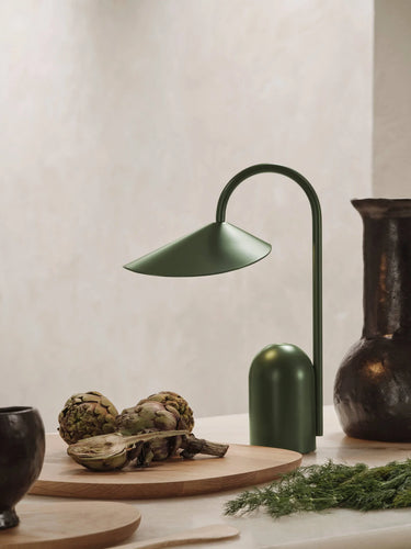 Ferm Living - Arum Portable Lamp - Grass Green