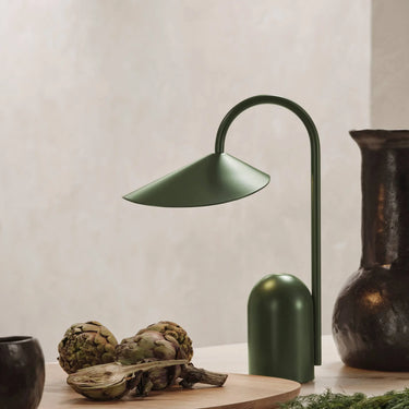 Ferm Living - Arum Portable Lamp - Grass Green