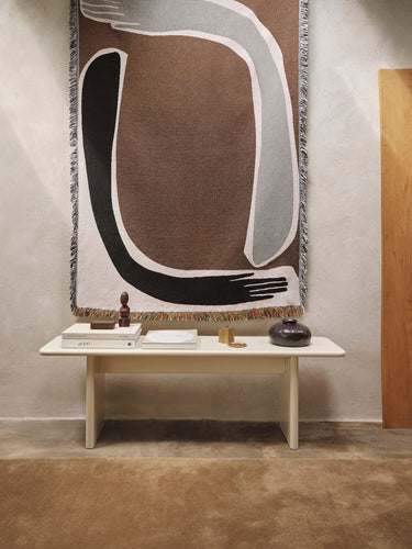 Ferm Living - Pose Tapestry Blanket - Coffee