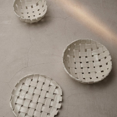 Ferm Living - Plait Bowl Ø30 - Off White