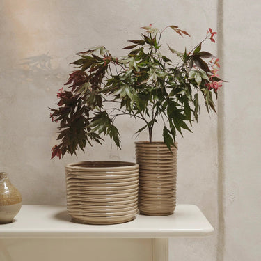 Ferm Living - Corduroy Vase - Cashmere