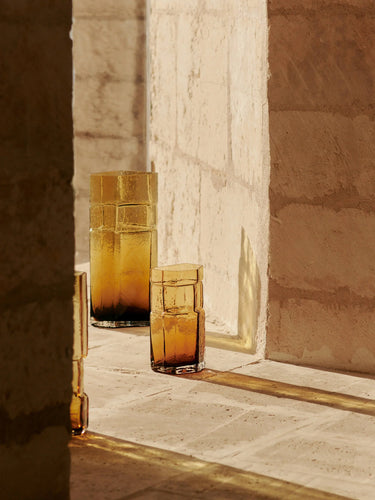 Ferm Living - Muro Vase Small - Recycled Amber