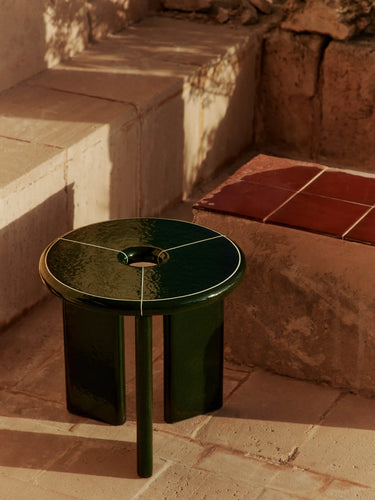 Ferm Living - Deya Side Table Ø47 - Dark Green