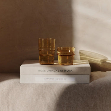 Ferm Living - Boya Tall Glasses - Set of 2 - Yellow