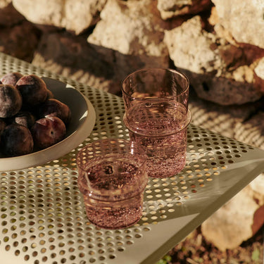 Ferm Living - Boya Tall Glasses - Set of 2 - Mauve