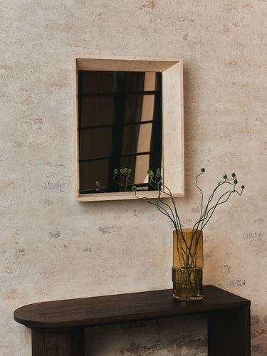 Ferm Living - Lancet Mirror - Travertine
