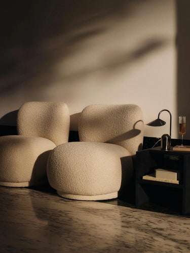 Ferm Living - Rico Piccolo Lounge Chair - Nordic Bouclé