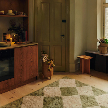 Ferm Living - Tilt Rug - Elm Green