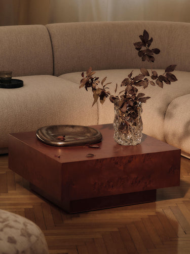 Ferm Living - Burl Storage Coffee Table - Dark Stained