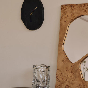 Ferm Living - Folia Mirror Medium - Natural Burl