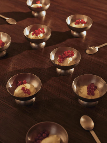 Ferm Living - Tumbled Ice Cream Cup - Stainless Steel