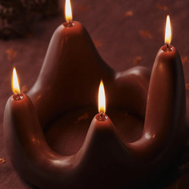 Ferm Living - Stala Candle Ring - Dark Grape