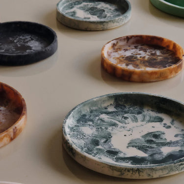 Ferm Living - Mist Tray Ø30 - Emerald Off-White