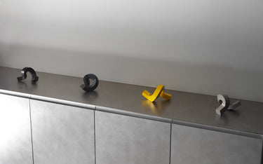 Normann Copenhagen - Crooked Candlestick One - Yellow
