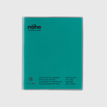 Hightide - 2025 Nahe Square Monthly Planner - Mint