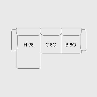 Muuto - In Situ Modular Sofa - 3 Seater - Configuration 6 & 7
