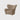 Beige armchair on a light gray background
