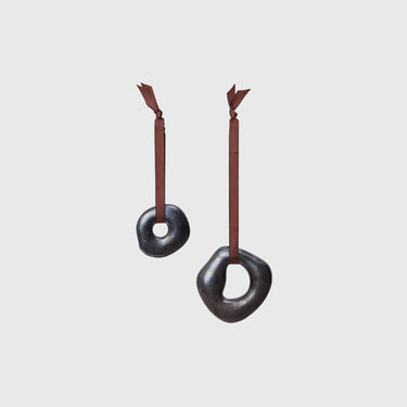 Ferm Living - Orrith Ornaments (set of 2) - Rustic Bronze