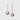 Ferm Living - Bellure Baubles (set of 2) - Silver