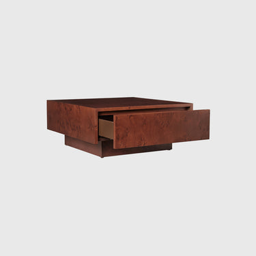 Ferm Living - Burl Storage Coffee Table - Dark Stained