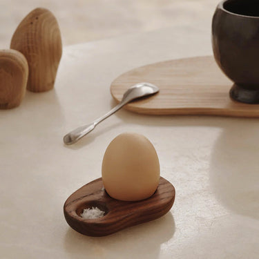 Ferm Living - Cairn Egg Holder (set of 2) - Dark Brown