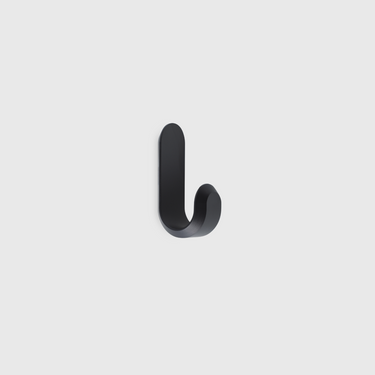 Normann Copenhagen - Curve Mini Hook (set of 2) - Matt Black