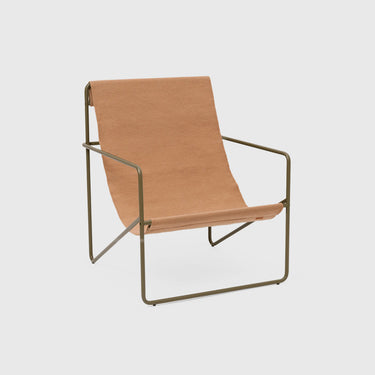 Ferm Living - Desert Lounge Chair - Sand / Red