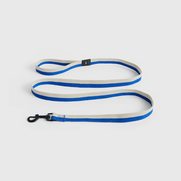 Hay - Dogs Leash Flat M/L - Blue Off-White