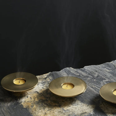 Aaron Probyn - Eclipse Brass Tealight Holder