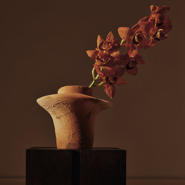 Ferm Living - Evio Vase - H22 - Burnt Umber